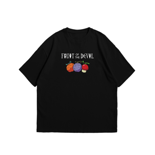 Devil Fruit from one piece Anime Oversized Tshirt