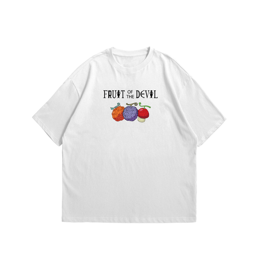 Devil Fruit from one piece Anime Oversized Tshirt
