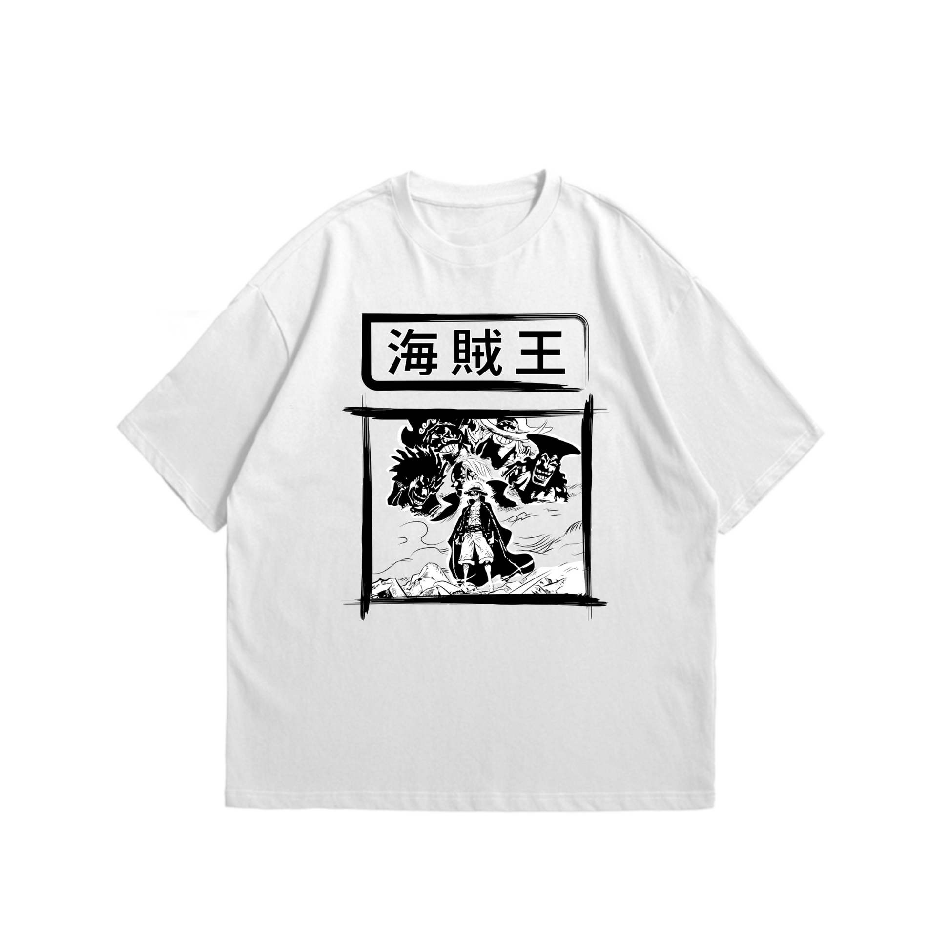 Luffy yonko from Onepiece Anime Oversized Tshirt