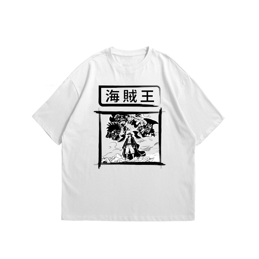 Luffy yonko from Onepiece Anime Oversized Tshirt