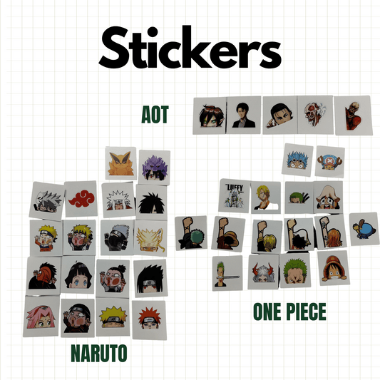10 Anime Stickers