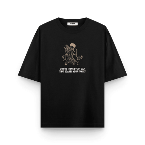 Fearless Oversized T-Shirt – Crocodile Wrestler Edition