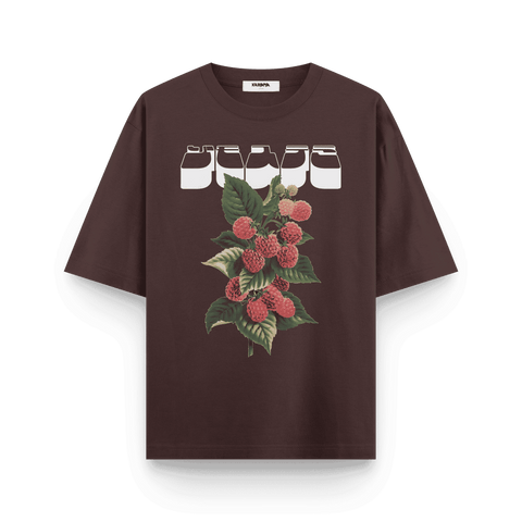 Crimson Cherub Oversized T-Shirt by Kaihama