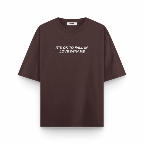 It’s OK to Fall in Love with Me Oversized Tee by Kaihama