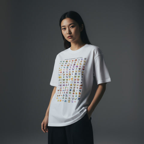 Pokémon Gen 1 Oversized T-Shirt - Classic Kanto Collection