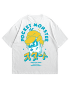 Pokemon Nostalgic Vibes Anime Oversized Tshirt