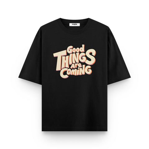 Good Things Are Coming Oversized T-Shirt by Kaihama
